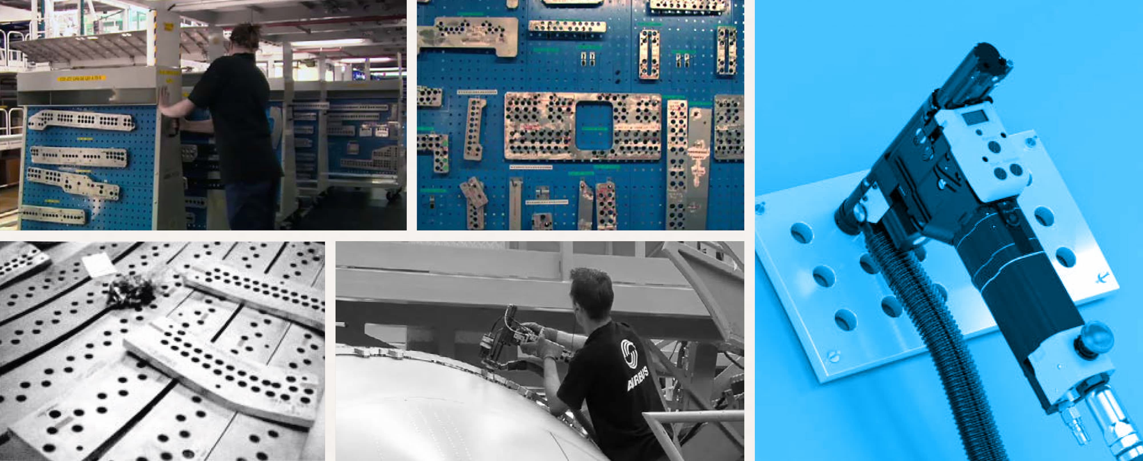 Current drilling template process — field photos